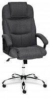 компьютерное кресло tetchair бергамо (крестовина хром, обивка ткань) для руководителя в Белгороде