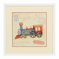 постер vintage locomotive разноцветный в Белгороде