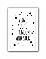 постер to the white moon and back а3 в Белгороде