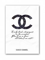 постер drink champagne. coco chanel а3 в Белгороде