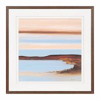 постер sunrise on the shore разноцветный в Белгороде