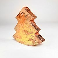 украшение новогоднее ель золотая golden tree, 15х14х2,5 см в Белгороде