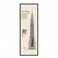 постер chrysler building черный в Белгороде
