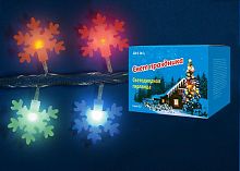 светодиодная гирлянда «снежинки-3» 700см (07936) uniel uld-s0700-050/dta multi ip20 snowflakes-3 в Белгороде