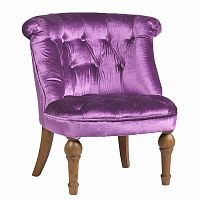 кресло sophie tufted slipper chair лиловое в Белгороде