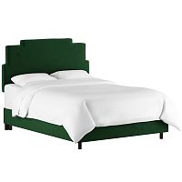 кровать двуспальная 180х200 зеленая paxton emerald velvet в Белгороде