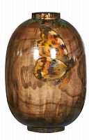 ваза настольная fresco brown butterfly в Белгороде
