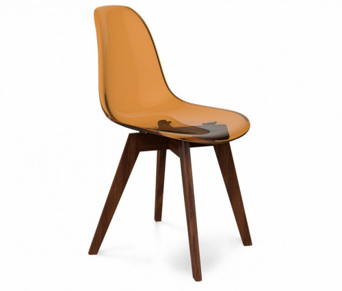 стул dsw кофейный s39 (eames style) в Белгороде