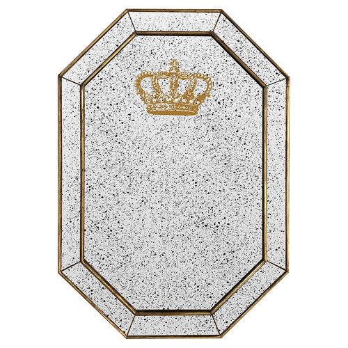 зеркало состаренное восьмиугольное с короной crown в Белгороде