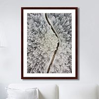 картина: winter road view в Белгороде