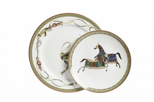 комплект тарелок antique (светлая) в Белгороде