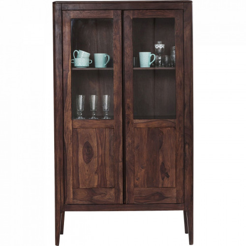 шкаф-витрина brooklyn walnut коричневый 100x40 в Белгороде