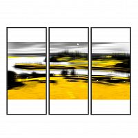 постер triptych: golden shores желтый в Белгороде
