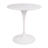 стол eero saarinen style tulip table top mdf d70 глянцевый белый в Белгороде