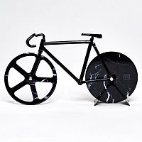нож для пиццы из нержавеющей стали the fixie, черный мрамор в Белгороде