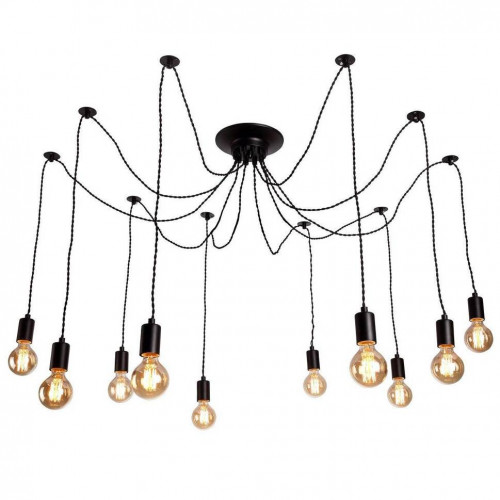 подвесная люстра arte lamp 76 a9184sp-10bk в Белгороде