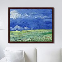 картина: wheatfields under thunderclouds, 1890г. в Белгороде