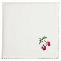 салфетка cherry red w/embroidery в Белгороде