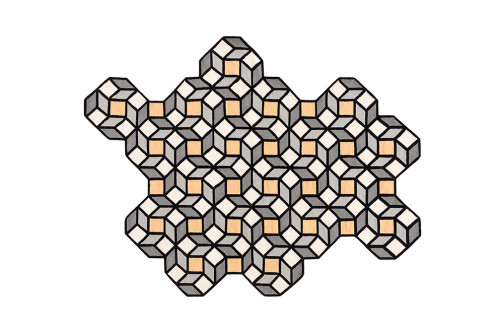 ковер parquet rhomb yellow 314x195 от gan в Белгороде