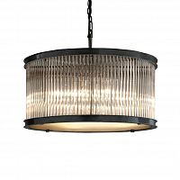 люстра essex crystal 68 черное основание, прозрачное стекло черное основание, прозрачное стекло в Белгороде