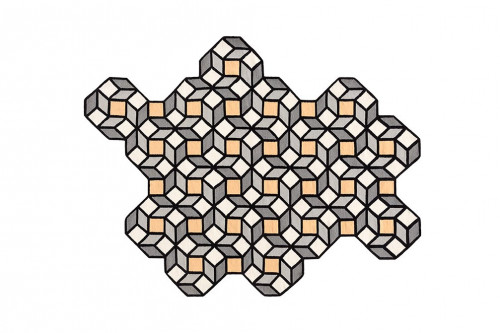 ковер parquet rhomb yellow 254x195 от gan в Белгороде