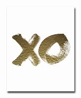 постер xo золотой a4 в Белгороде