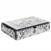шкатулка для украшений кобра серая 23x15x5 см в Белгороде