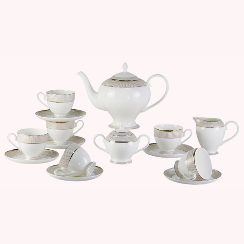 чайный сервиз bianko 17 pcs tea set в Белгороде