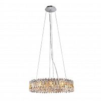 подвесная люстра crystal lux lirica sp10 d610 chrome в Белгороде