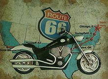 декоративное настенное панно motorcycle story в Белгороде