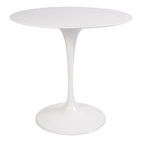 стол eero saarinen style tulip table top mdf d80 глянцевый белый в Белгороде