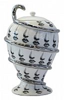 декоративная ваза с крышкой пьеро форназетти serpentino silver в Белгороде