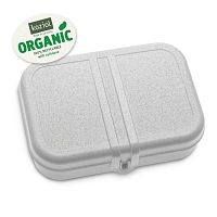 Ланч-бокс pascal l organic, серый