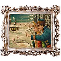 картина «с новым годом!» в раме «амели силвер», версия 18 в Белгороде