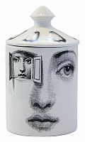 подсвечник белый с крышкой лицо в окне пьеро форназетти segreto candle, 30 см в Белгороде