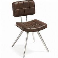 стул lola seat pu brown ножки из нержаеющей стали c589u09 от la forma (ex julia grup) в Белгороде