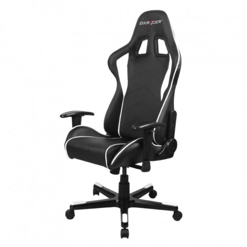 кресло геймерское dxracer formula черно-белое в Белгороде