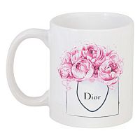 кружка с рисунком dior peonies в Белгороде