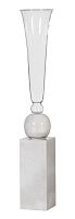 ваза настольная crystal circle white small в Белгороде