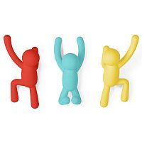 вешалки-крючки buddy 3 шт. разноцветные яркие в Белгороде