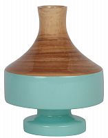 ваза настольная rustic chic vase wood blue в Белгороде