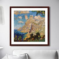 картина: view of monte solaro, capri, 1940г. в Белгороде